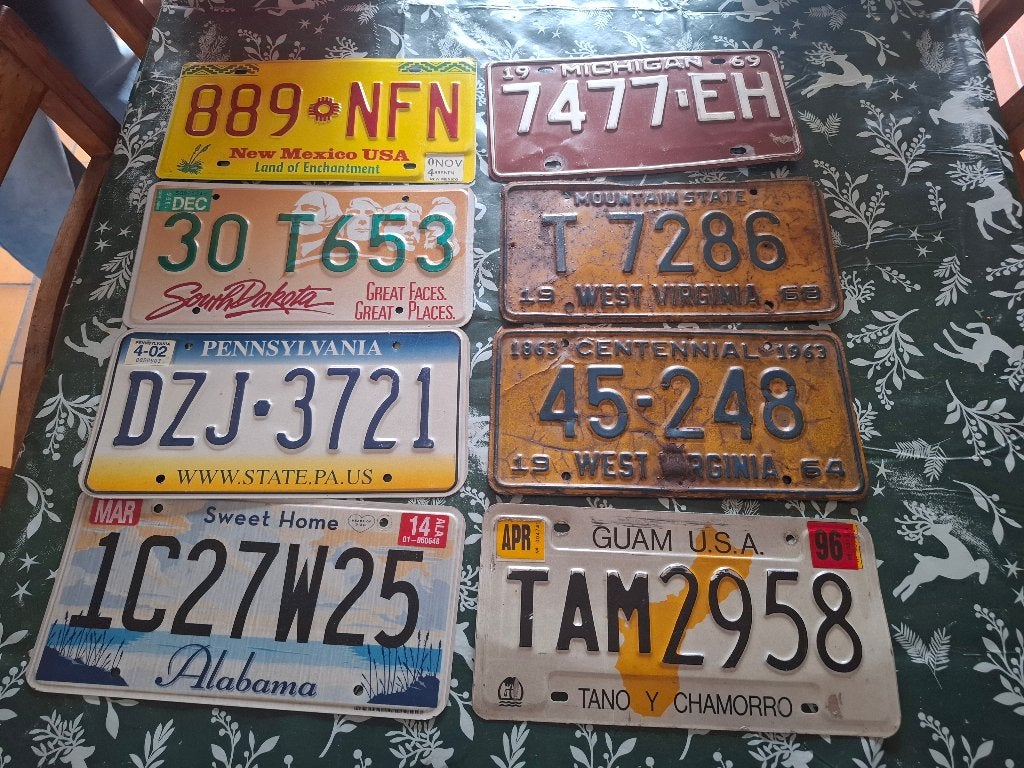 Lot nummerplaten 40 stuks, Ophalen of Verzenden, Gebruikt, Auto's