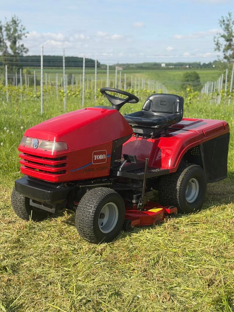 Toro Wheel Horse zitmaaier – 17,5 PK mulchfunctie, Tuin en Terras, Zitmaaiers, Ophalen, Mulchfunctie