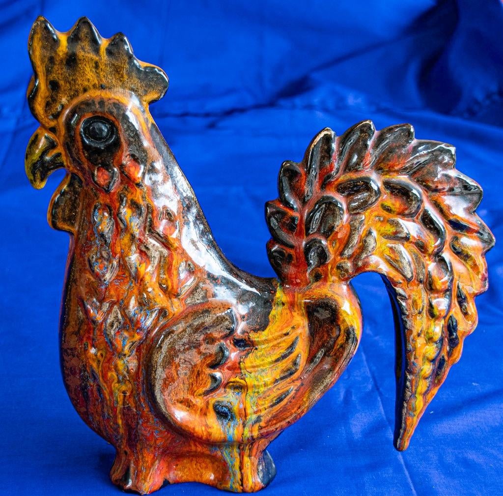Coq en céramique, Antiquités & Art, Antiquités | Céramique & Poterie, Enlèvement ou Envoi