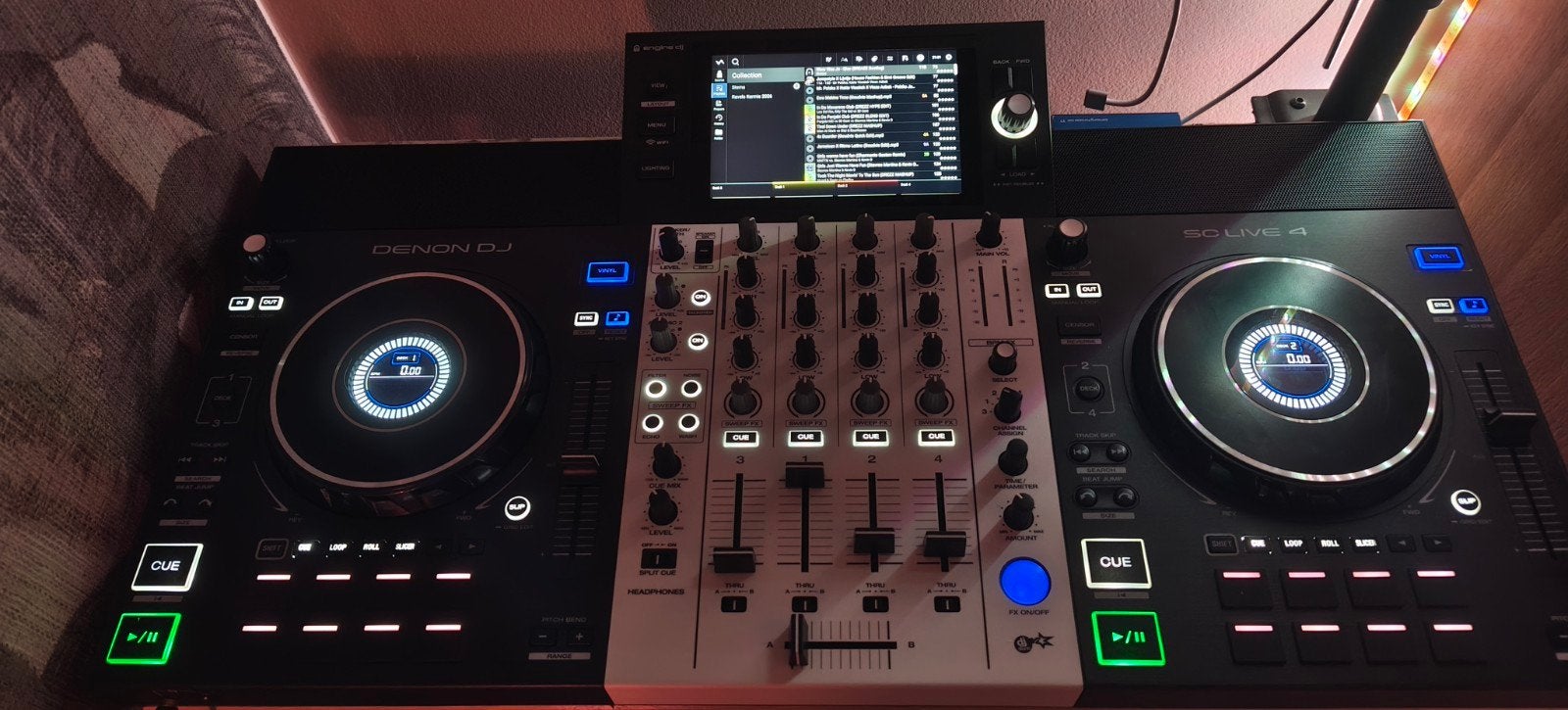 Denon SC Live 4 Standalone + UDG draagtas, Muziek en Instrumenten, Ophalen, Denon