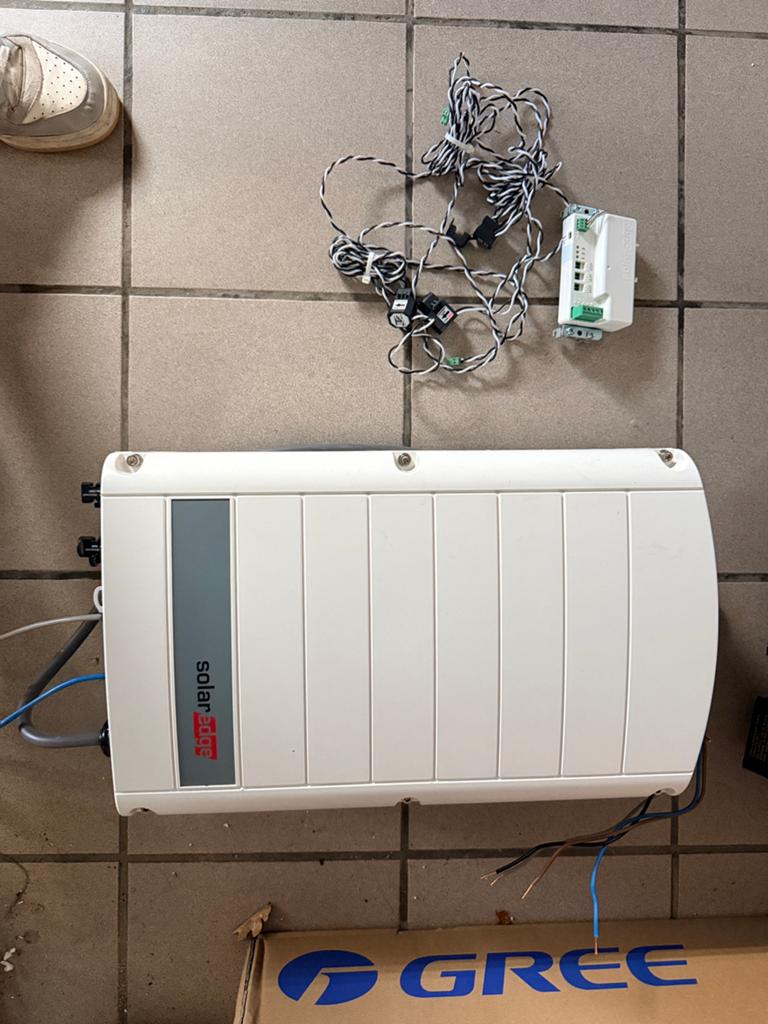 Solaredge omvormer SE5K + optimizers + modbus, Ophalen, Zo goed als nieuw