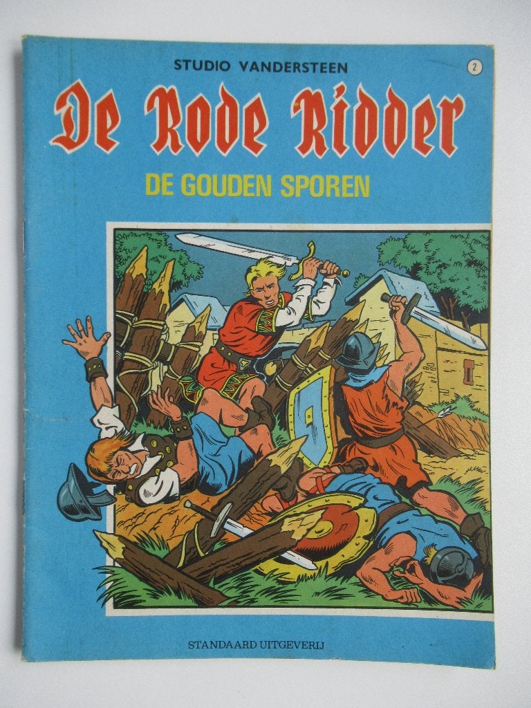 de rode ridder...nr.2...de gouden sporen........1971, Ophalen of Verzenden, Gelezen