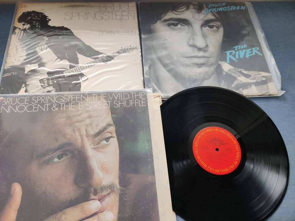 bruce springsteen (the river+born to run+the wild, innocent, Cd's en Dvd's, Vinyl | Rock, LP, Ophalen of Verzenden