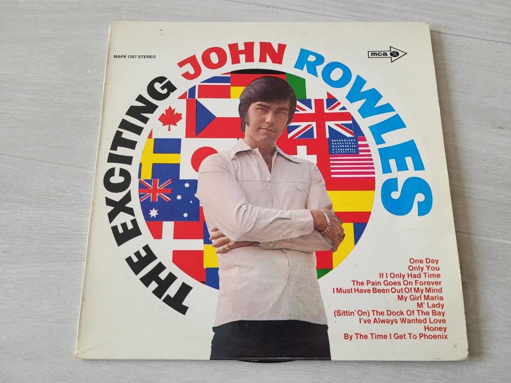 Vinyl The exciting John Rowles, Ophalen of Verzenden, Gebruikt