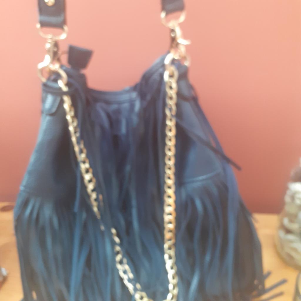 Blauwe handtas, Ophalen of Verzenden, Handtas