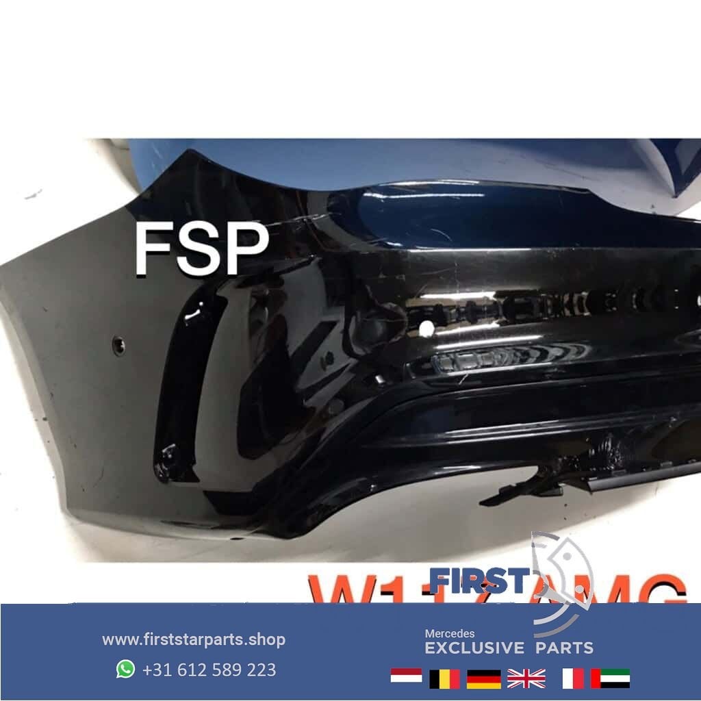 W117 CLA AMG Achterbumper zwart + diffuser origineel Mercede, Gebruikt, -, Ophalen of Verzenden, Achter