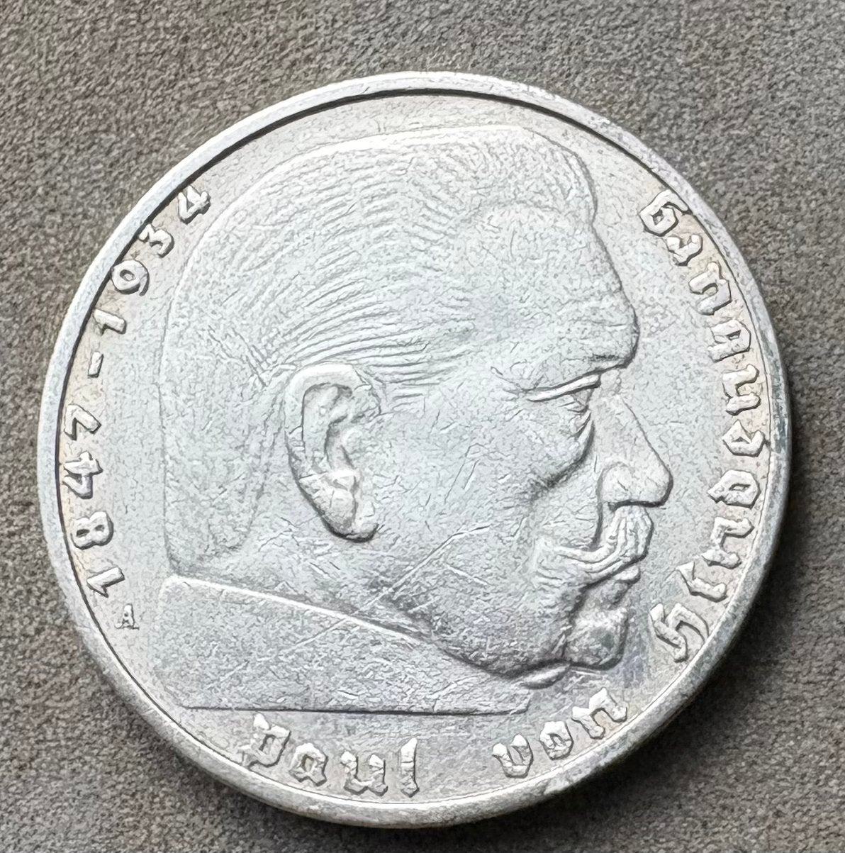 Zilveren Duitse 2Mark 1937A, Verzenden, Duitsland