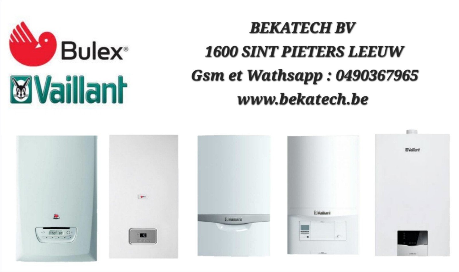Technicien agréé G1 Bulex / Vaillant entretien & dépannage, Enlèvement, Neuf, Chaudière CC ou Chaudière combinée, Haut rendement (HR)