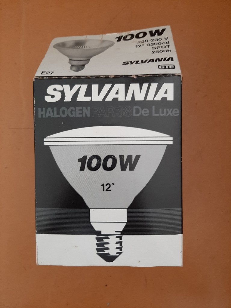 ampoule halogène 100w 240v, 60 watt of meer, Nieuw, Sylvania, Neutraal wit