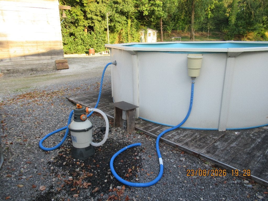 zwembad, Tuin en Terras, Zwembaden, Gebruikt, Rond, 300 cm of meer, Opzetzwembad