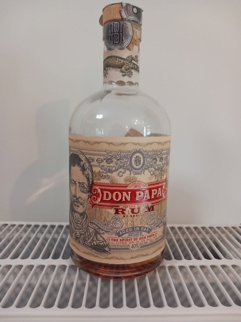DON PAPA Rum geopend 3/4e vol, Ophalen, Vol