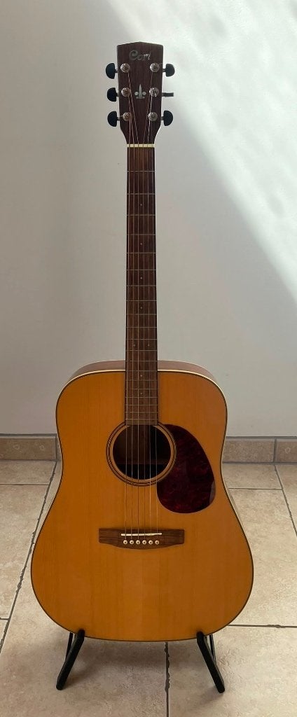 Akoestische gitaar Cort, Musique & Instruments, Enlèvement, Utilisé, Guitare Western ou Guitare Folk, Avec valise