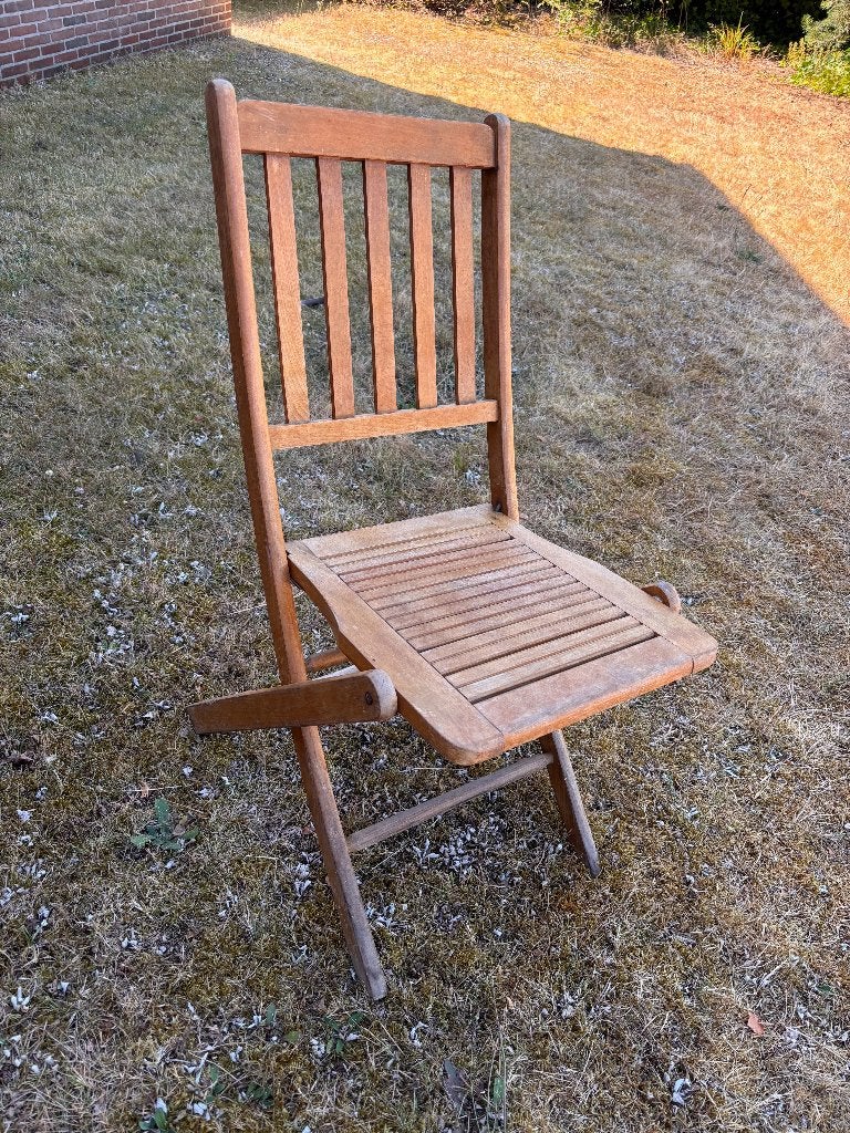 4 vintage tuinstoelen, Ophalen