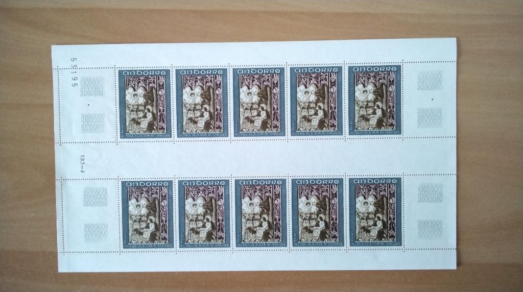 Frans Andorra 198/200 **, Envoi