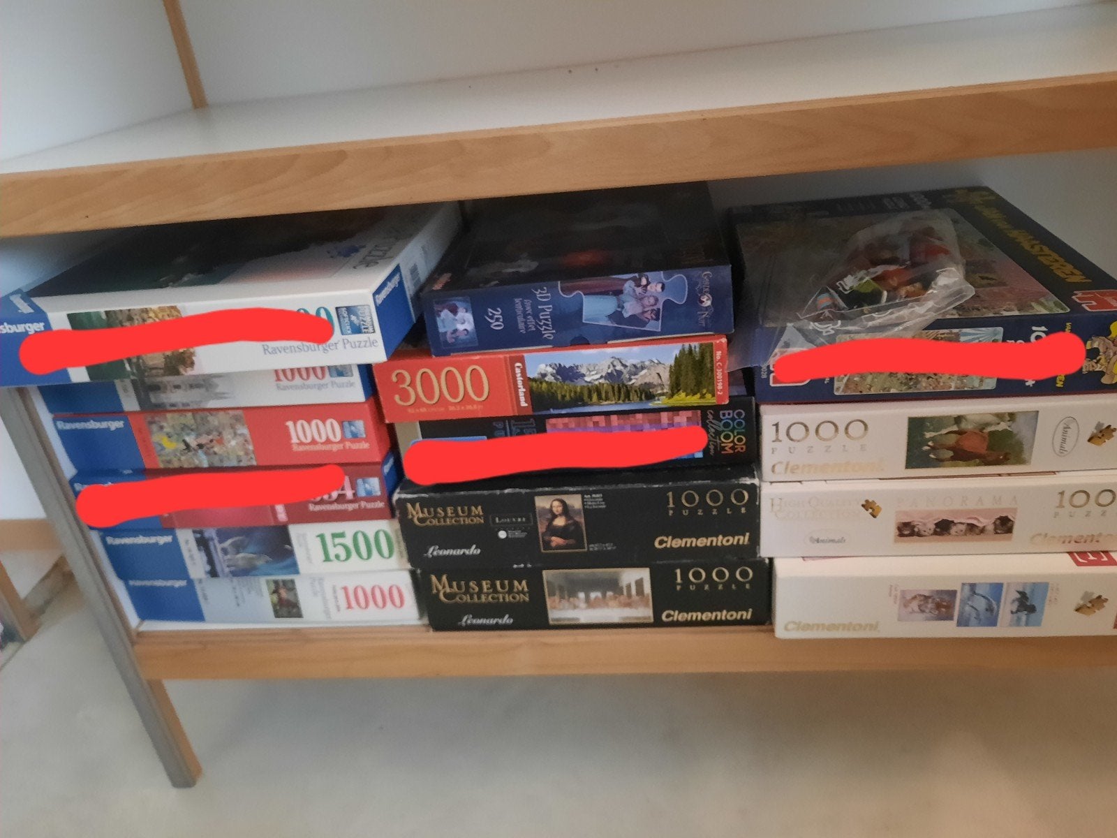 Puzzels, Hobby en Vrije tijd, Ophalen, 500 t/m 1500 stukjes, Zo goed als nieuw, Legpuzzel