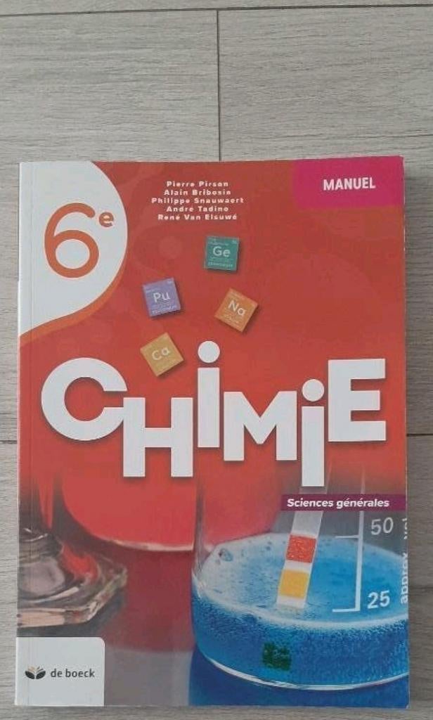 Chimie 6e De Boeck, Enlèvement ou Envoi