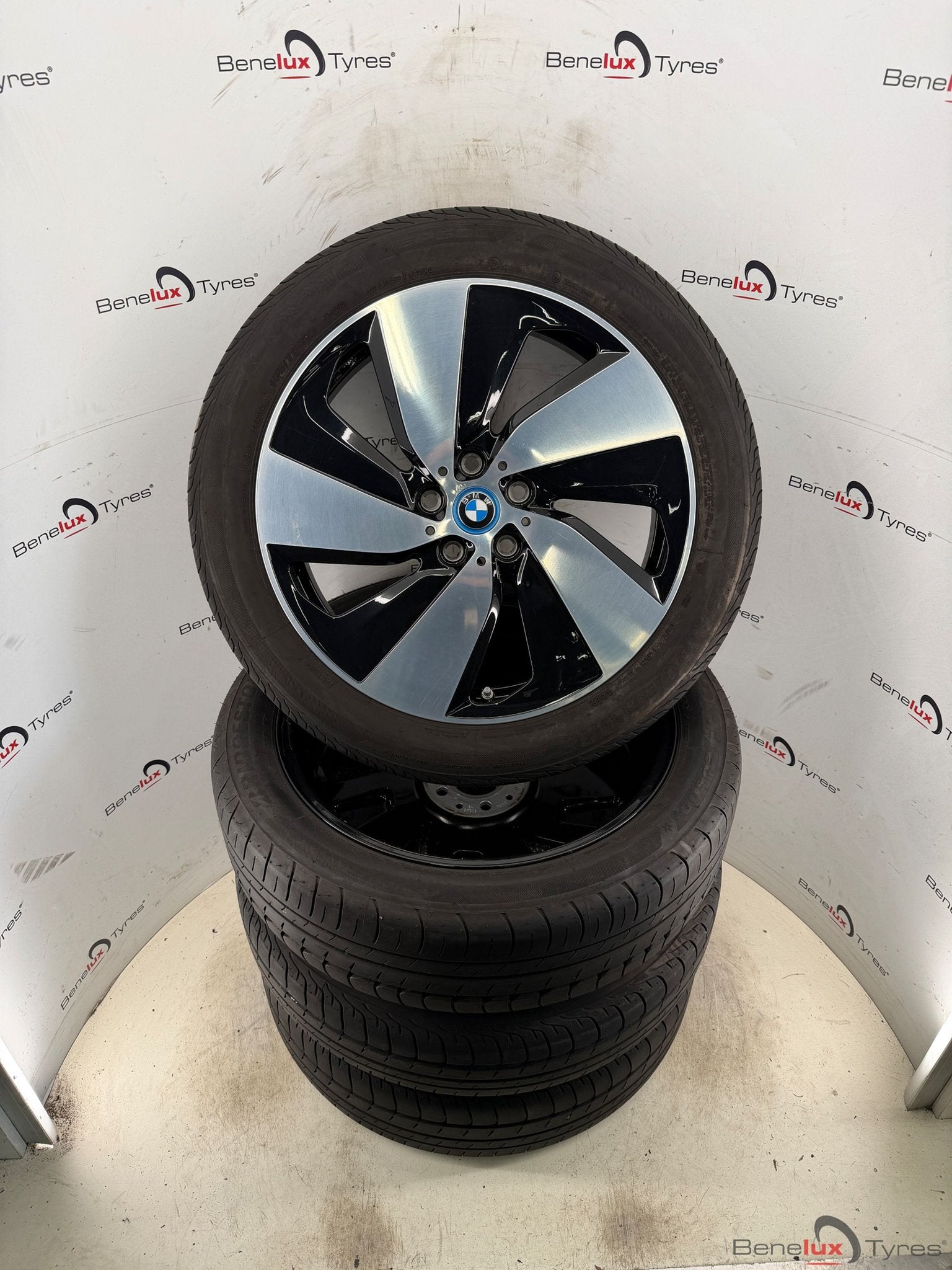 19'' BMW i3 i4 i3s i4s Styling 429 Turbinen styling 6856897, Auto-onderdelen, 19 inch, Gebruikt, 155 mm, -