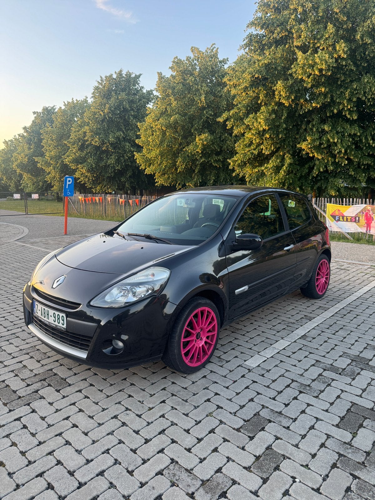 Clio 3 phase 2 - prête à être immatriculée - papier rose, Achat, Boîte manuelle, Noir, Particulier