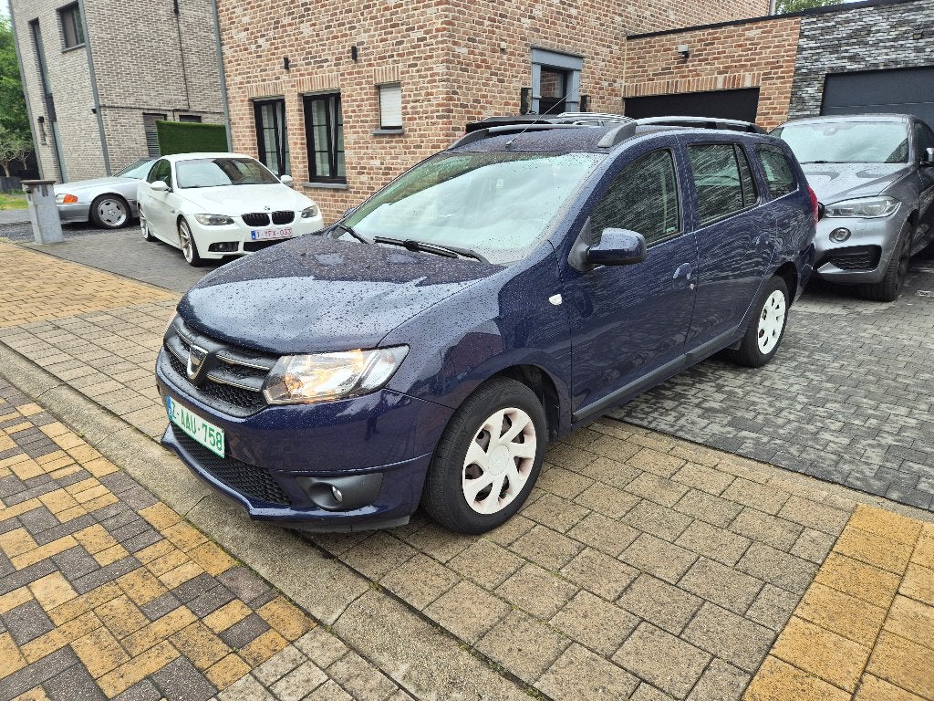 Dacia Logan MCV 0.9Tce 2014 78.000km Navi AC CC GARANTIE, Auto's, Dacia, Voorwielaandrijving, Stof, Zwart, Blauw