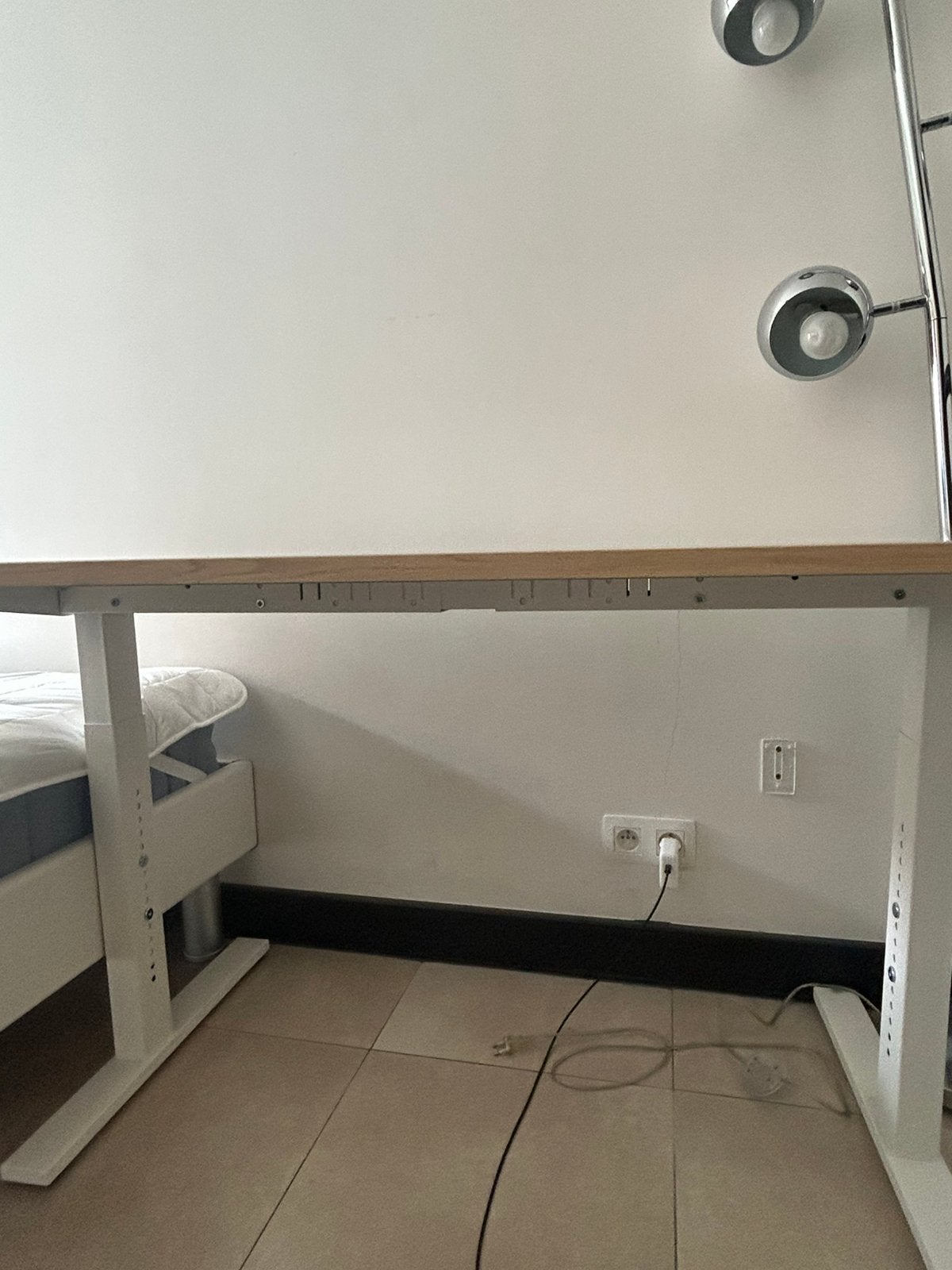 Bureautafel, Maison & Meubles, Bureaux, Enlèvement, Comme neuf, Blanc