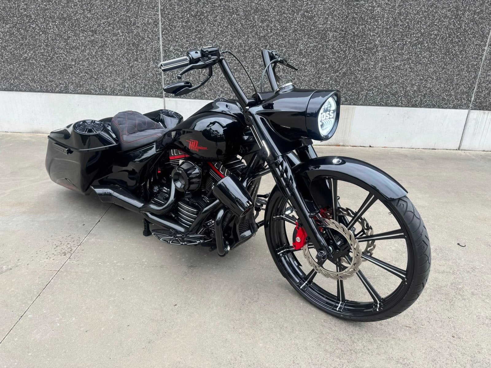 Harley-Davidson Full custom Bagger, Motoren, Motoren | Harley-Davidson, 2 cilinders, 1690 cc, Bedrijf, Toermotor