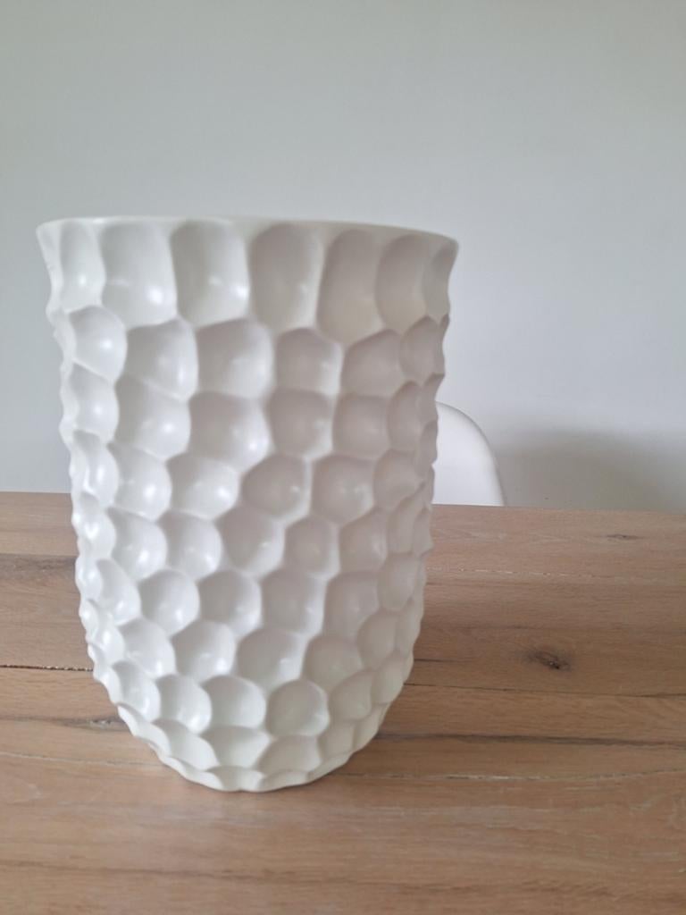 Witte mooie vaas, Tuin en Terras, Ophalen