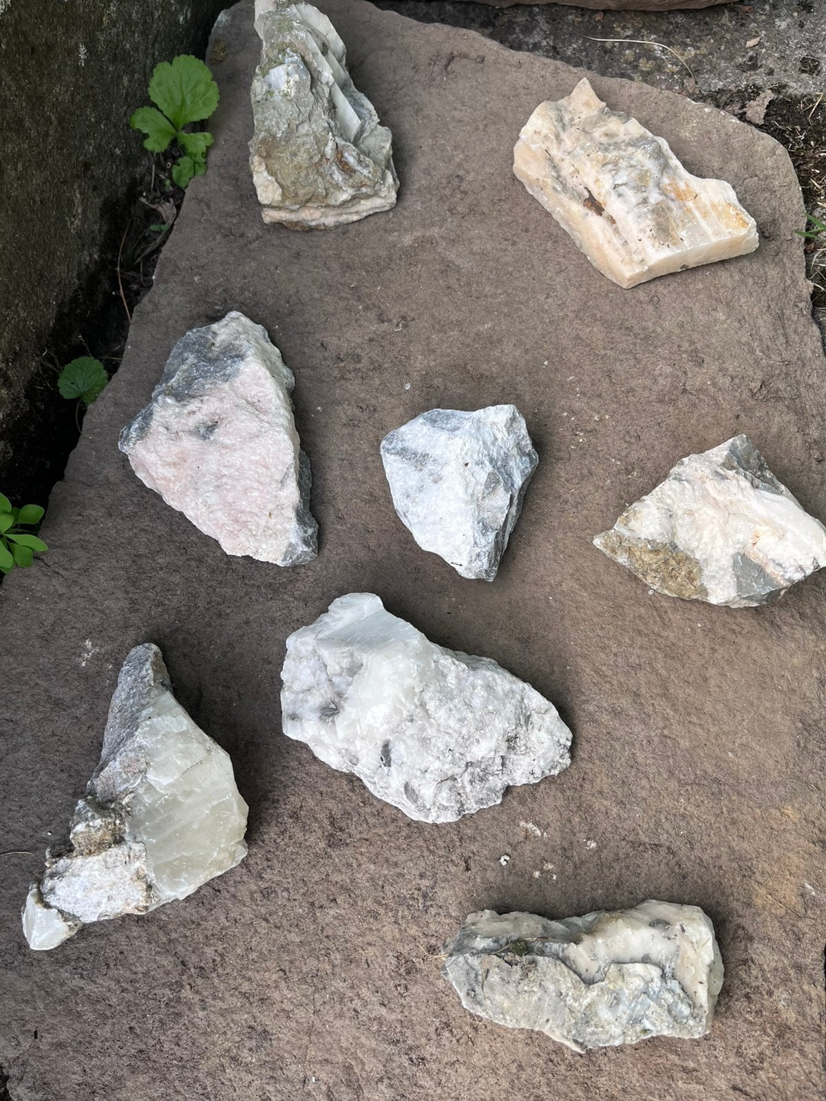 45 € — Lot de pierres naturelles, cristaux, Enlèvement