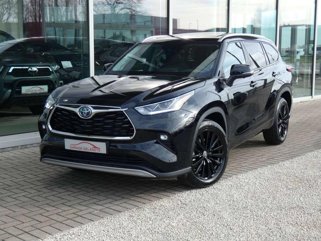 Toyota highlander Hybrid AWD Premium Plus 7PL +Trekhaak +PAN, Auto's, Automaat, Gebruikt, 4 cilinders, 2487 cc