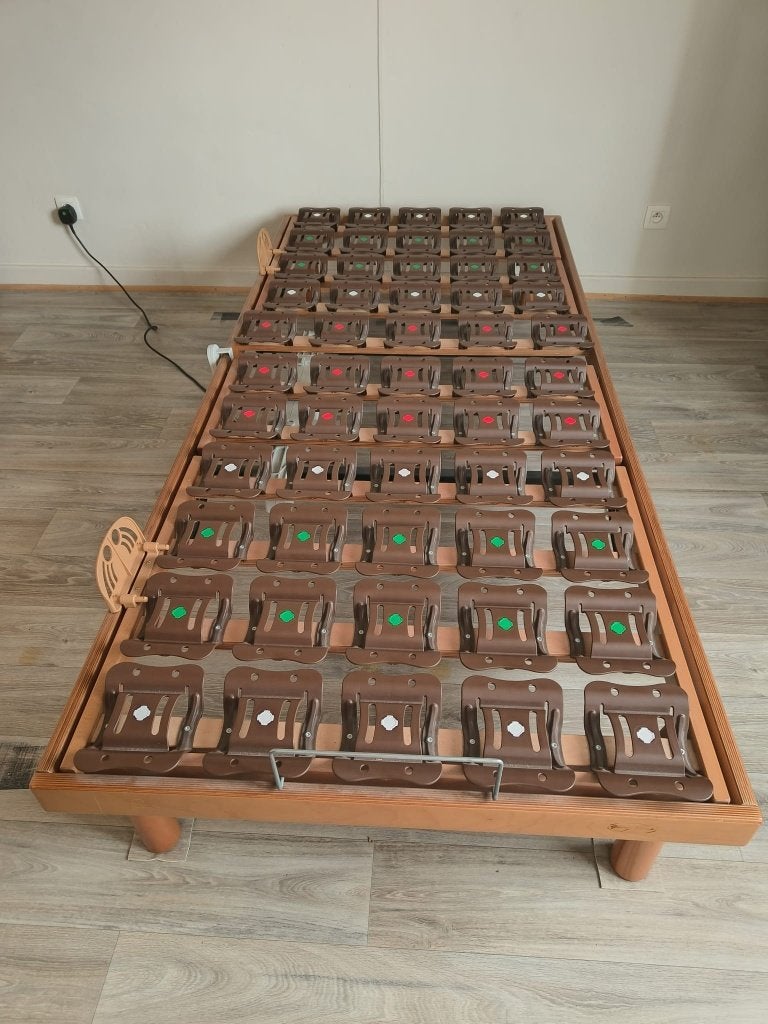 Ergodôme elektrische lattenbodem, Huis en Inrichting, Ophalen, 100 cm, Eenpersoons, Zo goed als nieuw
