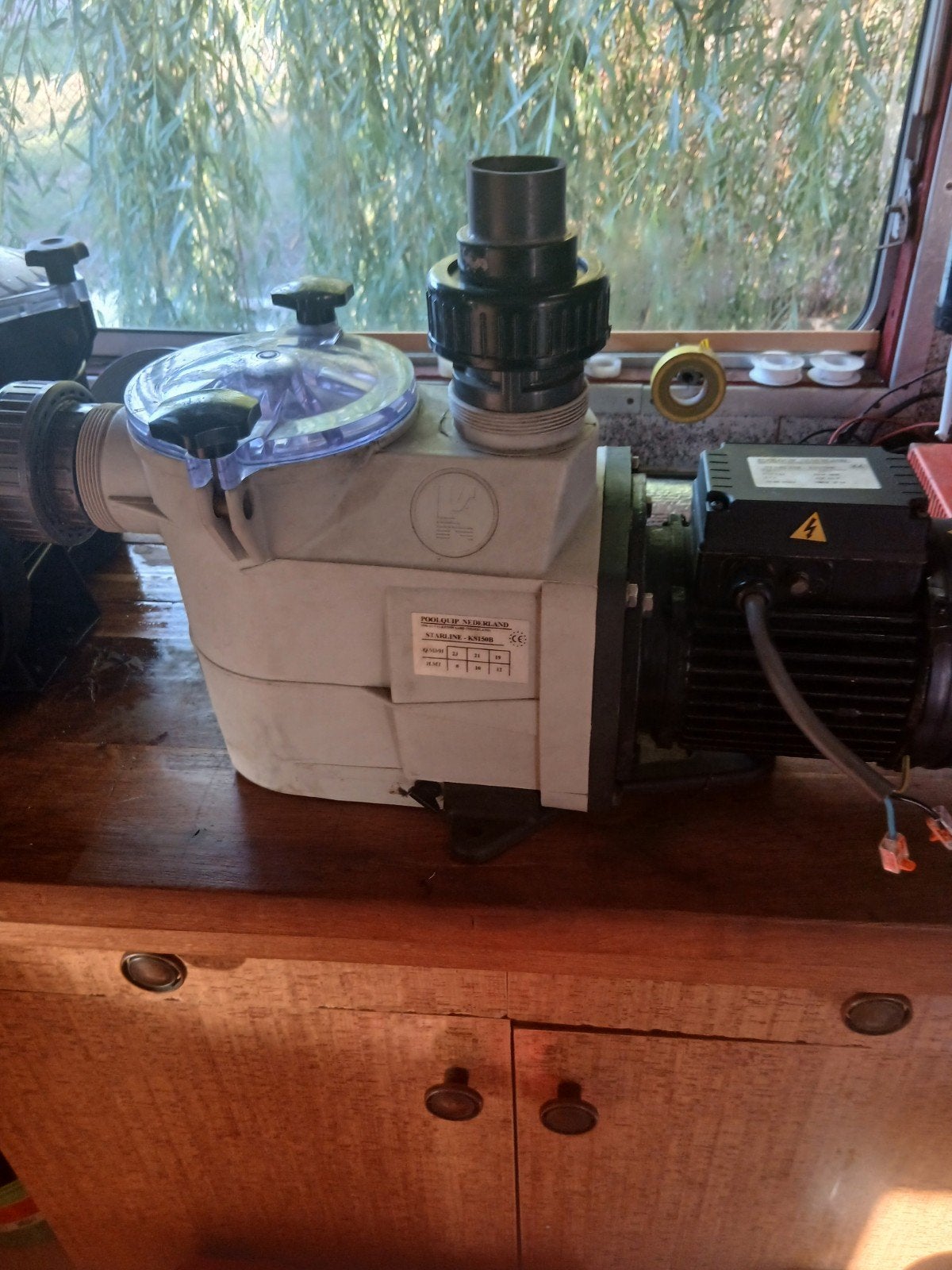 zwembad pomp 23m3  230volt, Ophalen, Zo goed als nieuw, Zwembadpomp