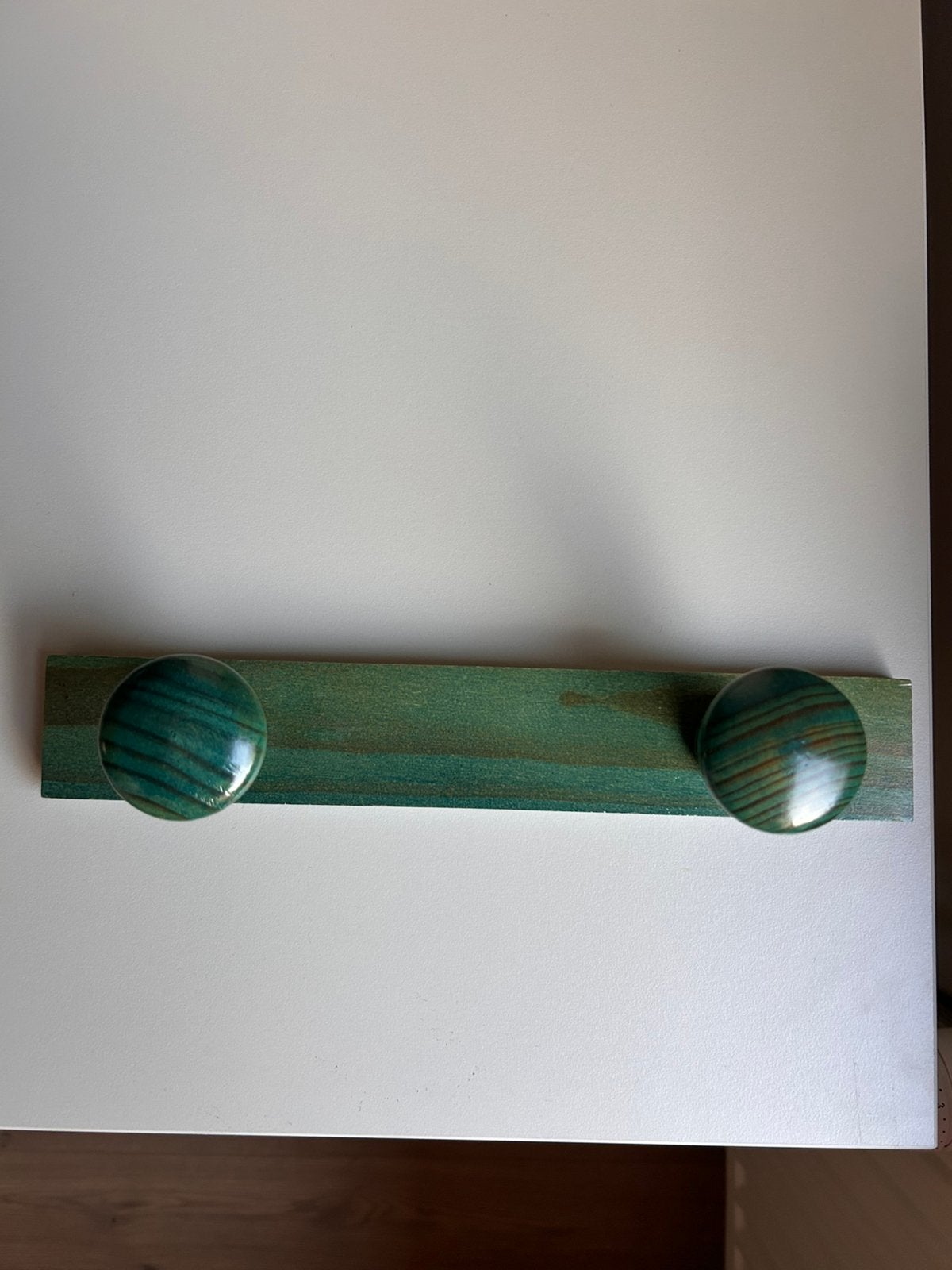 Groene houten kapstok, Huis en Inrichting, Ophalen, Zo goed als nieuw, Hout, Wandkapstok