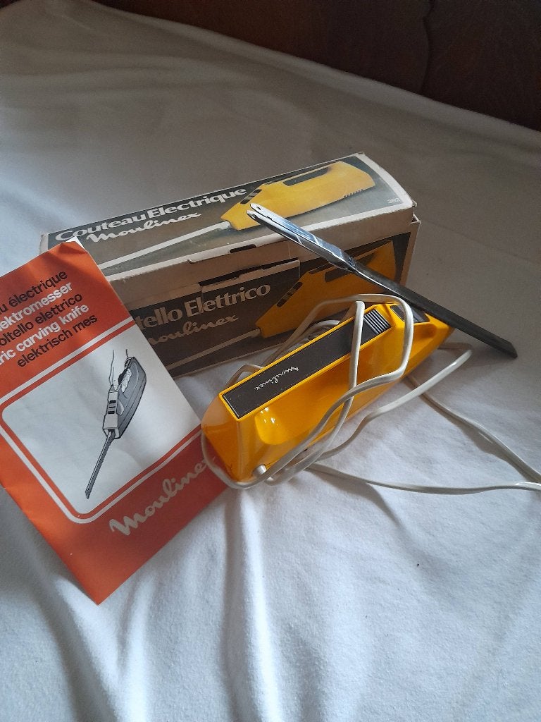 Retro elektrisch mes. Couteau electr., Ophalen