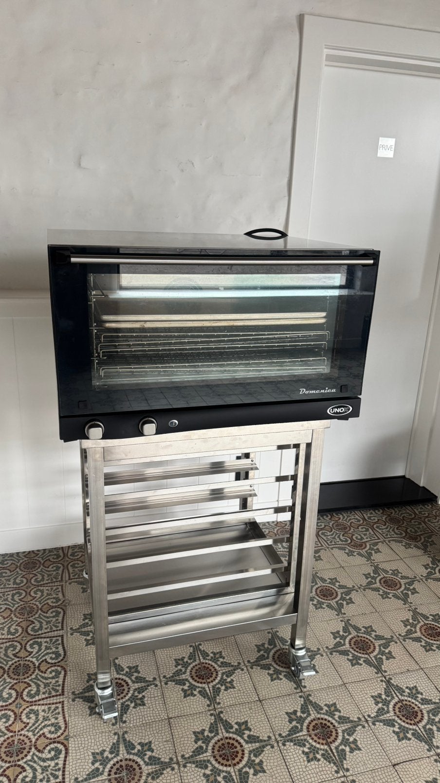 Unox Domenica XF043 hetelucht oven - BJ 2025, Ophalen, Nieuw zonder verpakking, Ovens, Microgolfovens en Steamers