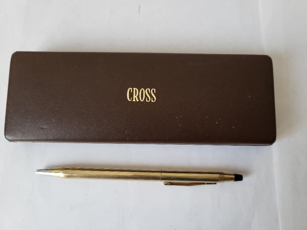 Stylo-bille CROSS Classic Century 10K Gold - Avec Ecrin, Collections, Enlèvement ou Envoi, Stylo, Cross