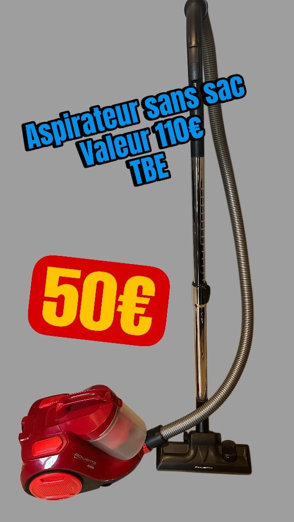 ASPIRATEUR SANS SAC, Réservoir, Aspirateur balai, Comme neuf, Enlèvement