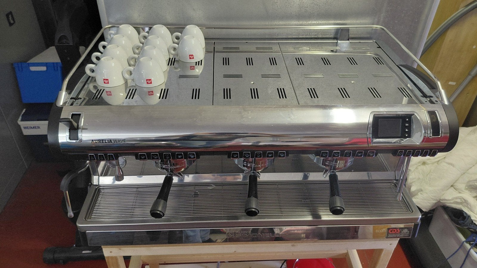 espressomachine nuova simonelli nieuwstaat, Ophalen