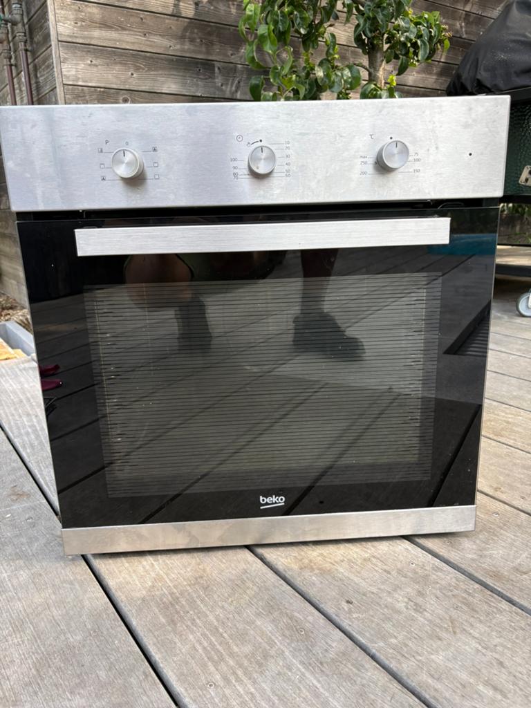 Beko hetelucht oven met grill BBE9502N, Elektronische apparatuur, Ophalen, Hete lucht, 60 cm of meer, Oven met grill