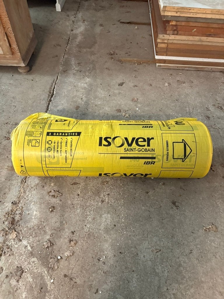 isolatiewol - glaswol - Isover, Doe-het-zelf en Bouw, Ophalen, 12 cm of meer, 5 tot 10 m², Zo goed als nieuw