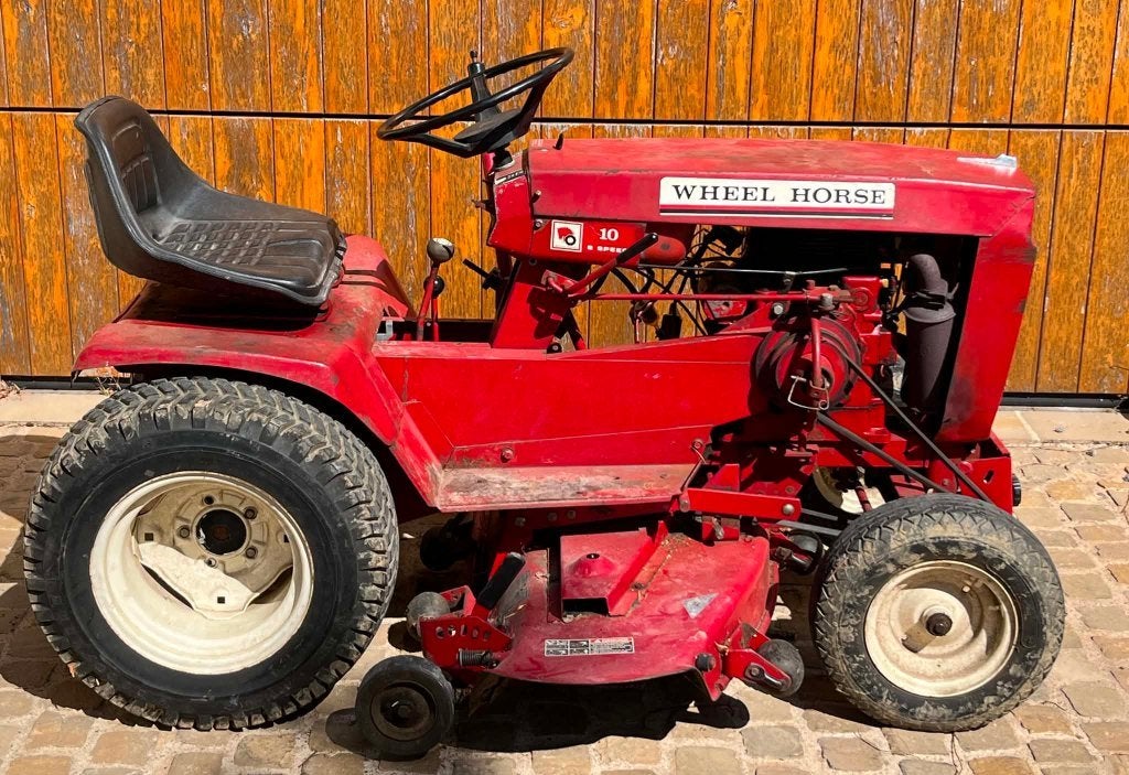 Wheel horse 110 tracteur tondeuse autoportée, Jardin & Terrasse, Enlèvement, Utilisé, WHEELHORSE, Vitesses