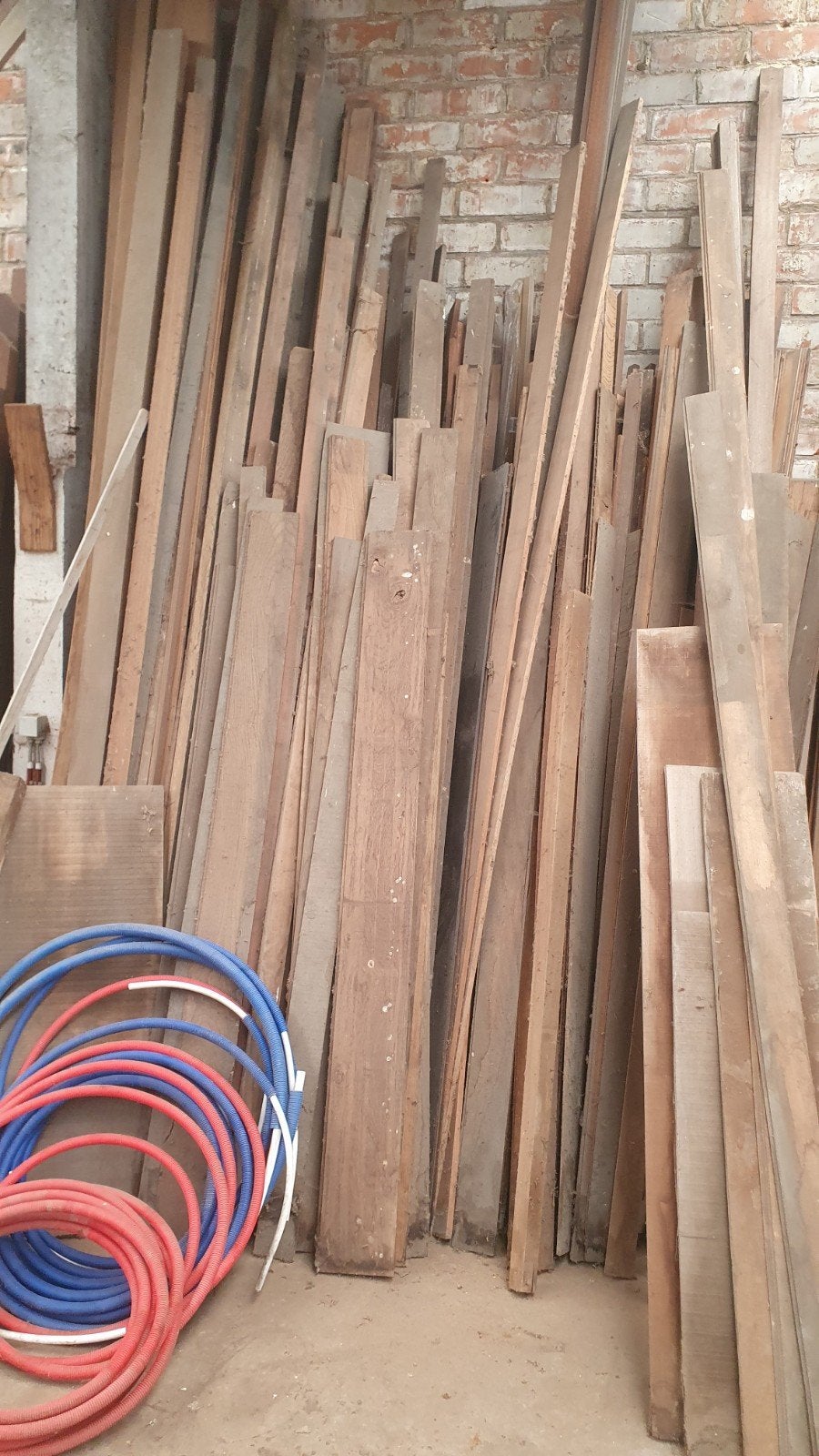 Lot hout, Bricolage & Construction, Compresseurs, Enlèvement