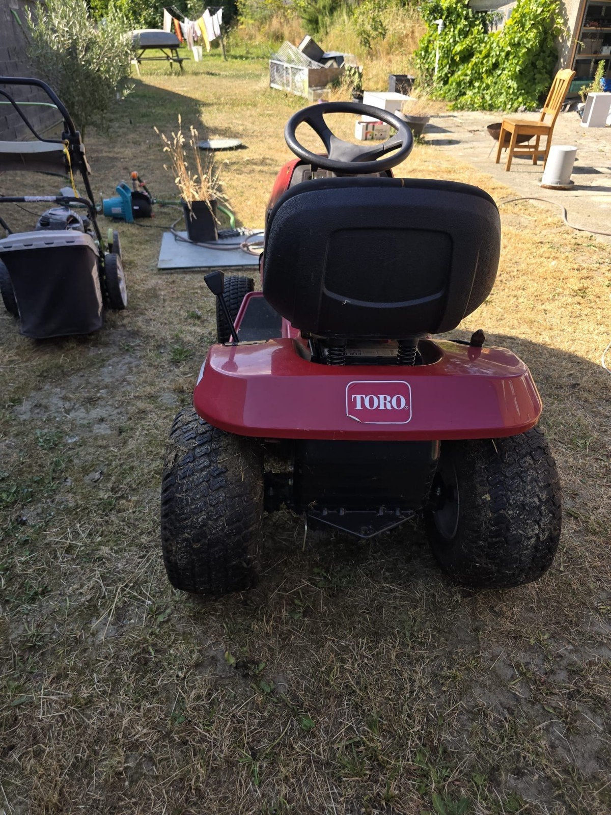 Toro zitmaaier, Enlèvement
