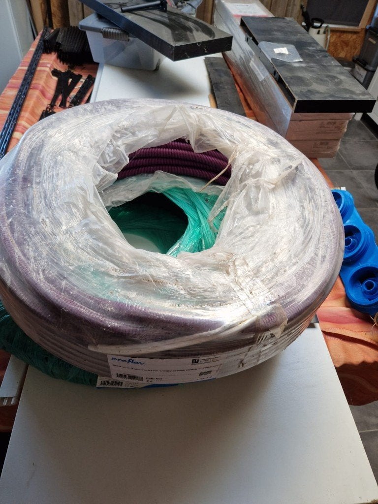 Preflex Ø20mm U/UTP LS0H UTP6 INKA + TRI6-HI, Doe-het-zelf en Bouw, Elektriciteit en Kabels, Ophalen, Nieuw, Overige merken, Kabel of Snoer