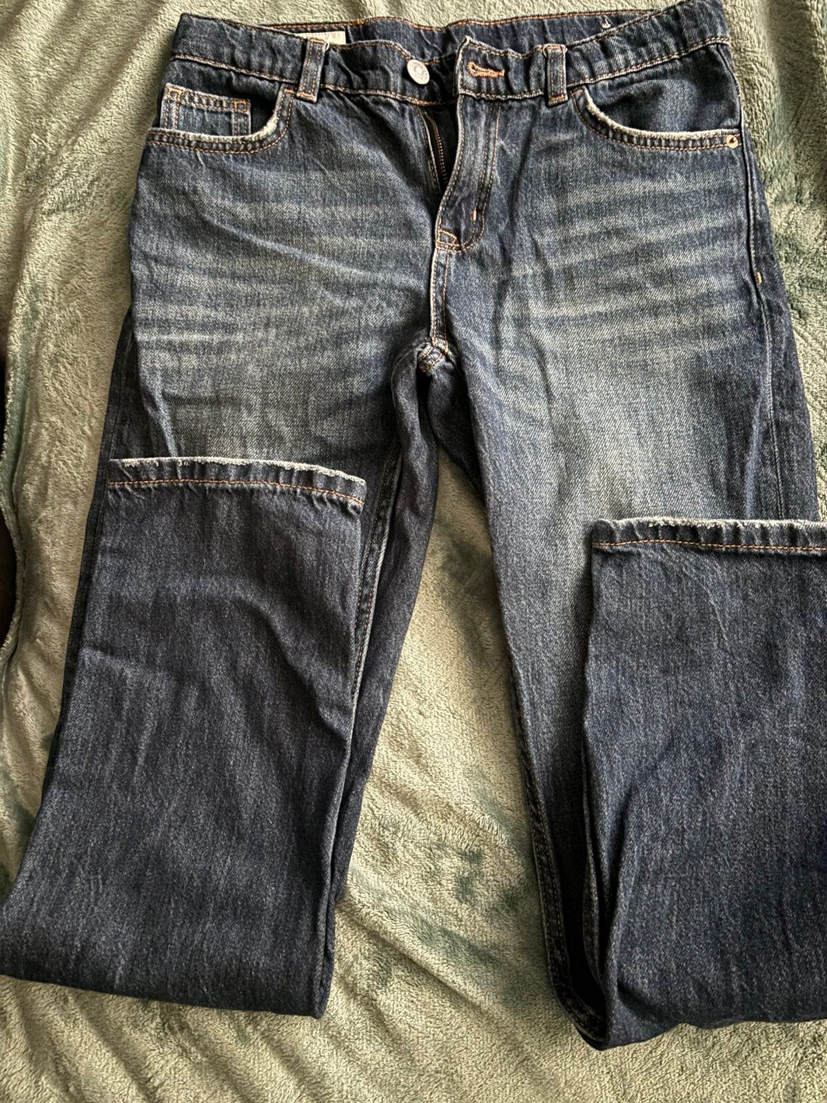 Donkerblauwe zara broek 13-14 jaar 164 cm, Kinderen en Baby's, Kinderkleding | Maat 164, Ophalen of Verzenden, Zo goed als nieuw
