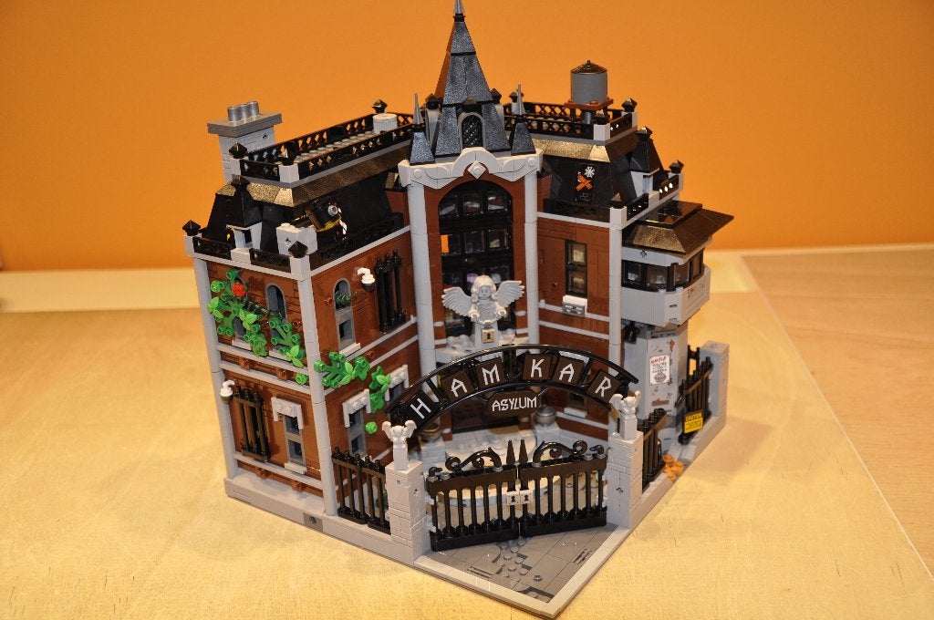 Lego 76300 batman Arkham Asylum, Lego, Ophalen of Verzenden, Zo goed als nieuw, Compleet