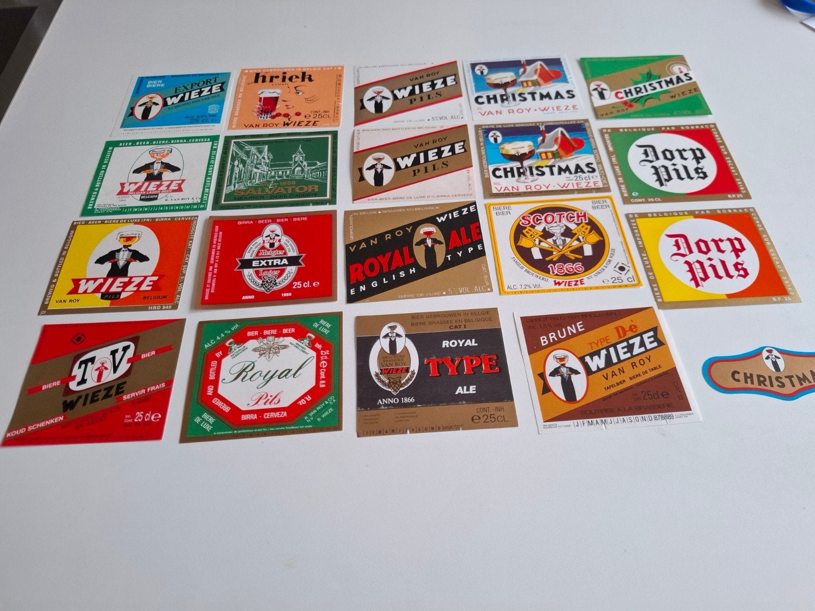 Van Roy Wieze, Collections, Marques de bière, Enlèvement, Neuf