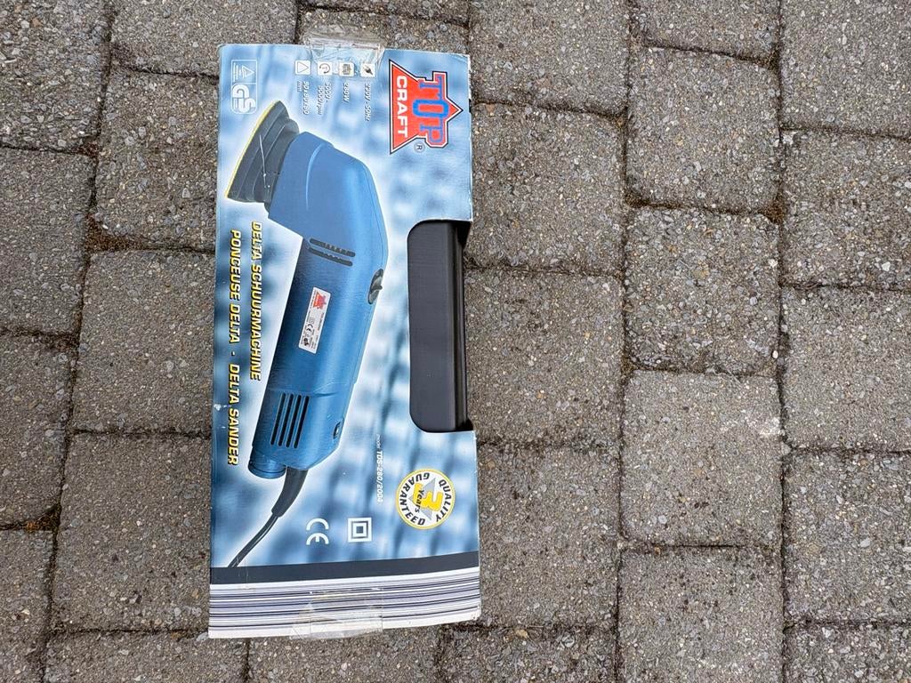 Delta Schuurmachine, Bricolage & Construction, Outillage | Ponceuses, Enlèvement, Utilisé, Moins de 600 watts, Ponceuse orbitale