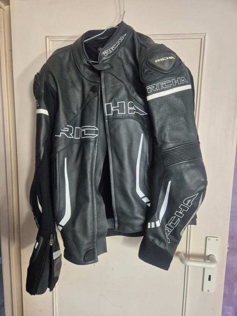 Veste moto richa, Ophalen, Broek | leer