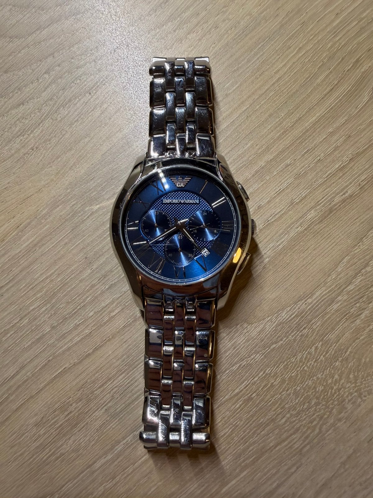 Armani herenhorloge, Enlèvement, Comme neuf, Montre-bracelet