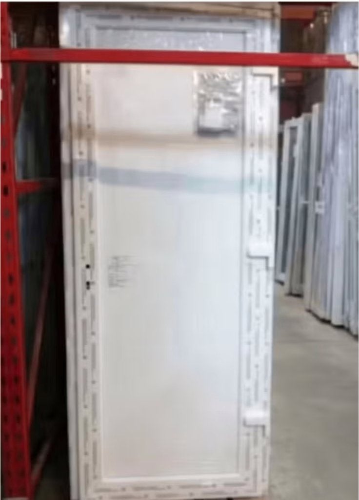 buitendeur kunststof zonder glas, Ophalen, Gebruikt, Glas, Buitendeur