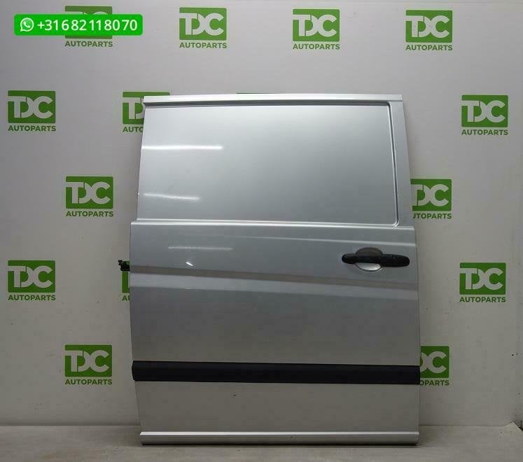 Mercedes Vito W639 ('03-'14) Schuifdeur rechts dicht grijs, Gebruikt, Deur, Mercedes-Benz, Rechts